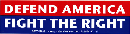 Sticker - Defend America-Fight the Right