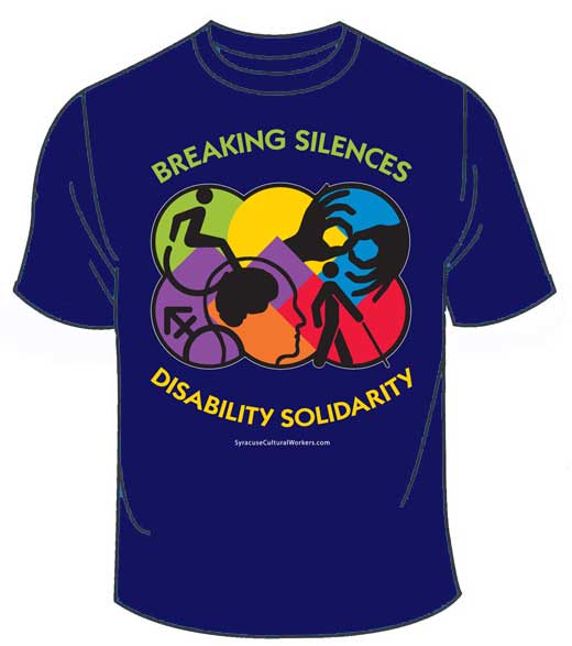 T-Shirt - Breaking Silences - Disability Solidarity - Unisex