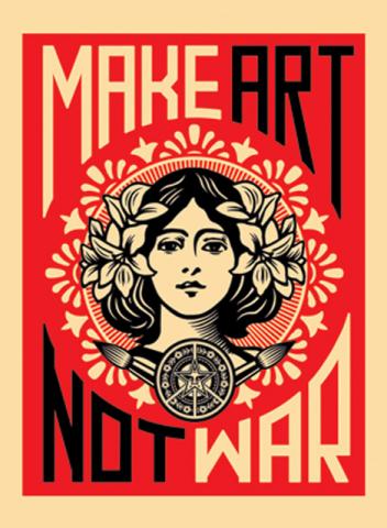 Notecard - Make Art Not War