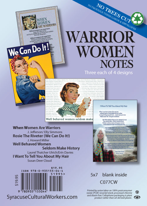 Notecard Collection Warrior Women Syracuse Cultural Workers