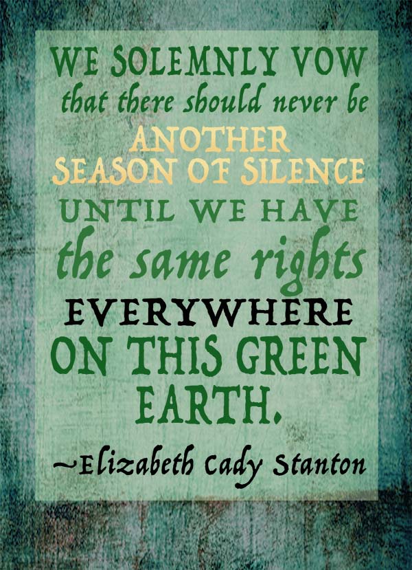 Notecard - Elizabeth Cady Stanton - QuoteNote