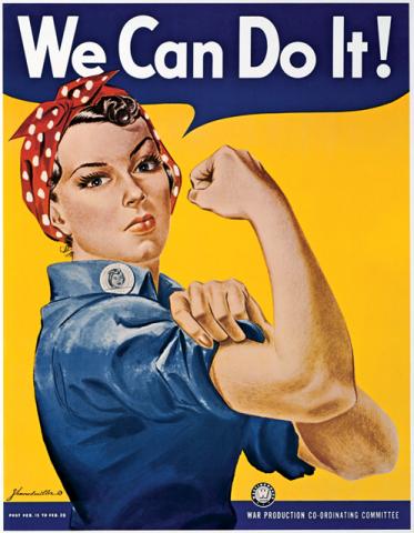 Notecard - Rosie The Riveter