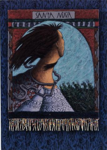 Notecard - Santa Nina