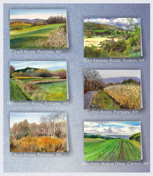 Gift Folio - Fields and Meadows by Lucie Wellner - Package of Six