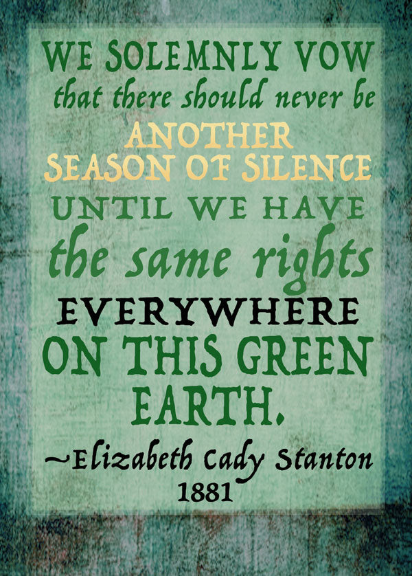 Notecard - Elizabeth Cady Stanton - QuoteNote