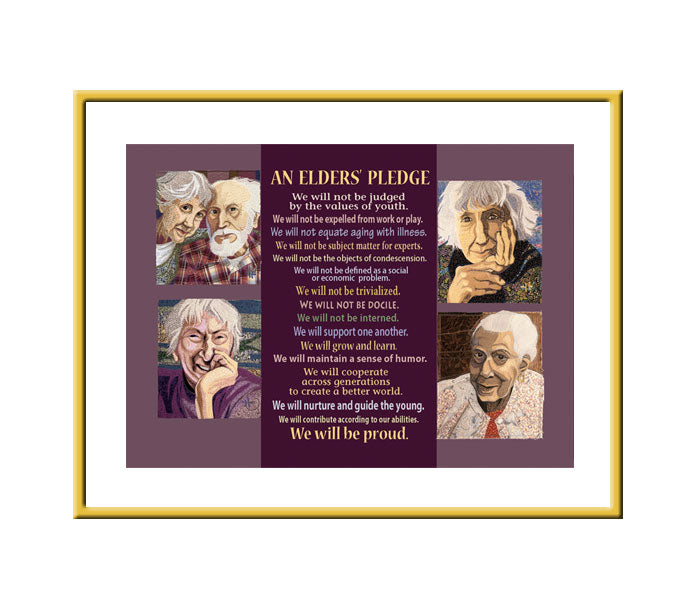 Framed Small Print - An Elders Pledge