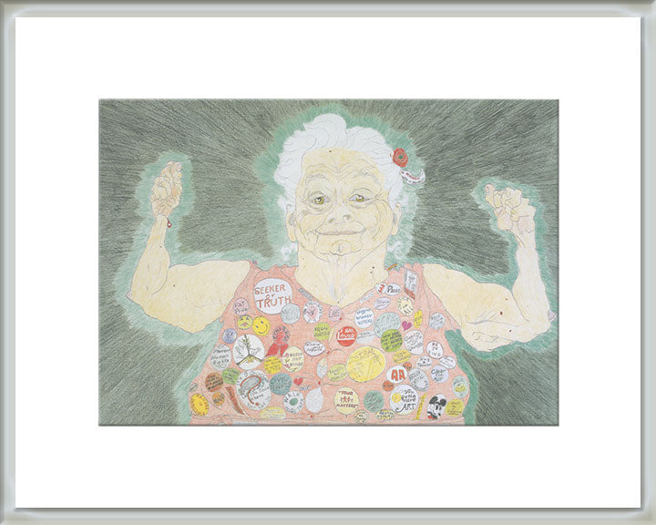 Framed Small Print - Her Strength Is In Her Principles