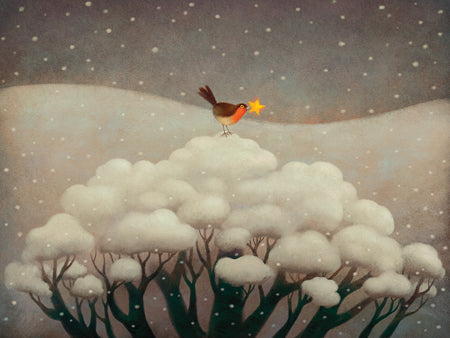 Holiday Card - Bird Star