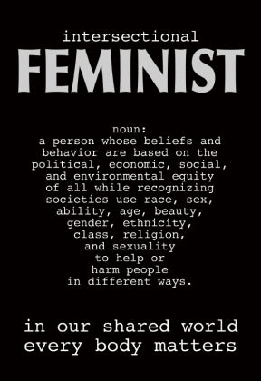 Postcard - Intersectional Feminist