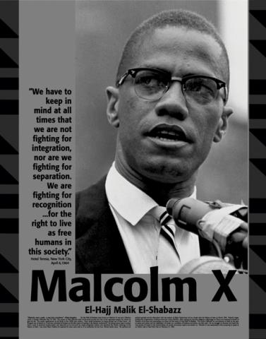 Notecard - Malcolm X