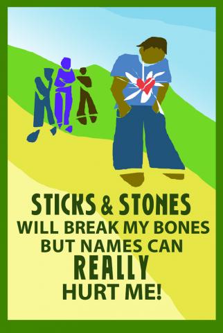 Postcard - Sticks and Stones