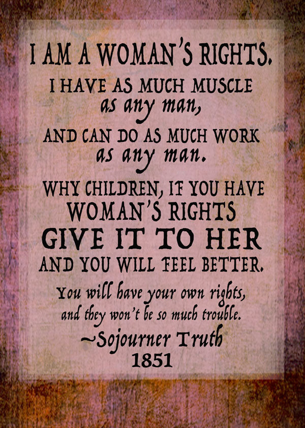 Notecard - Sojourner Truth - QuoteNote