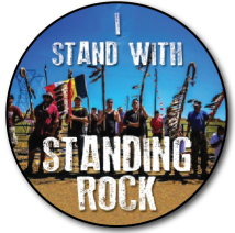Button - I Stand with Standing Rock