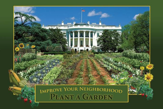 Notecard - White House Vegetable Garden