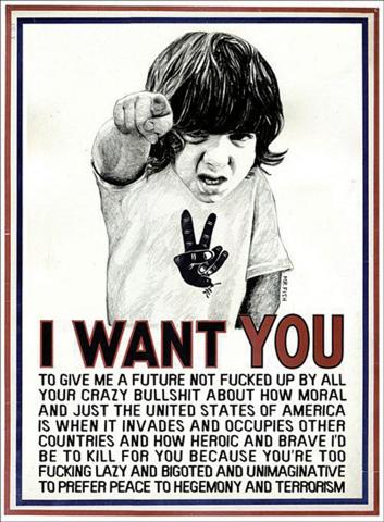 Postcard - I Want You...