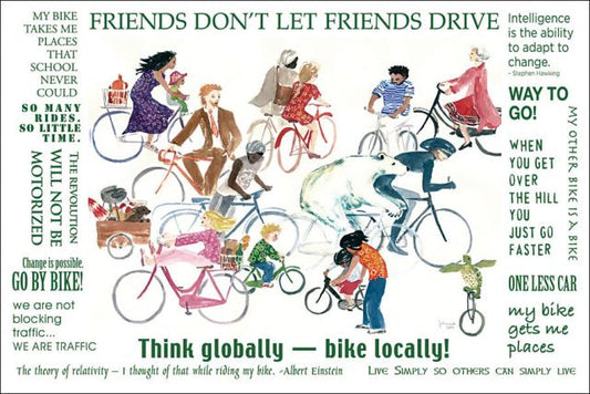 Postcard - Think Globally