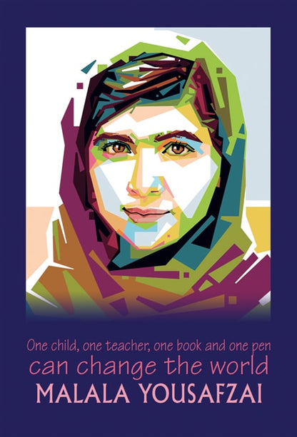 Postcard - Malala Yousafzai