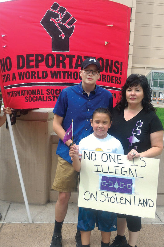 Postcard - No One is Illegal on Stolen Land