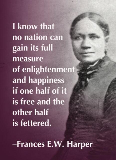 Notecard - Frances E.W. Harper