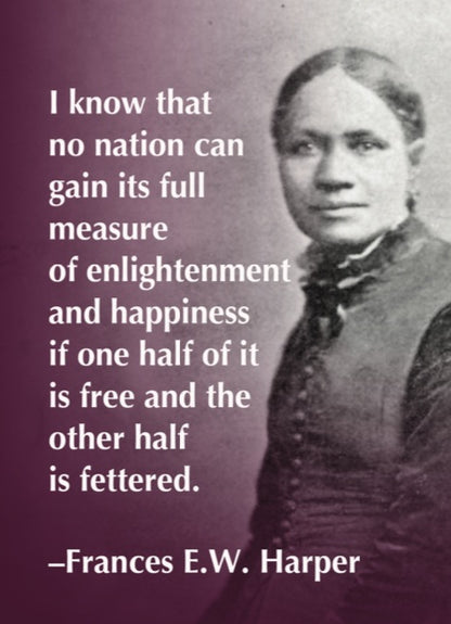 Notecard - Frances E.W. Harper
