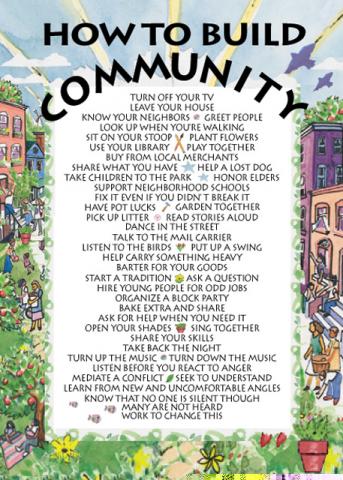 Notecard - How To Build Community