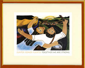 Framed Small Print - Together We Are Strong /Juntos Somos Fuertes