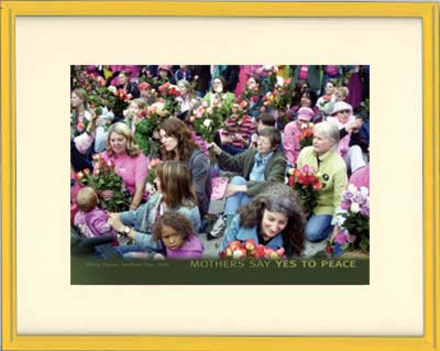 Framed Small Print - Mothers Say Yes To Peace