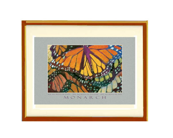 Framed Small Print - Monarch