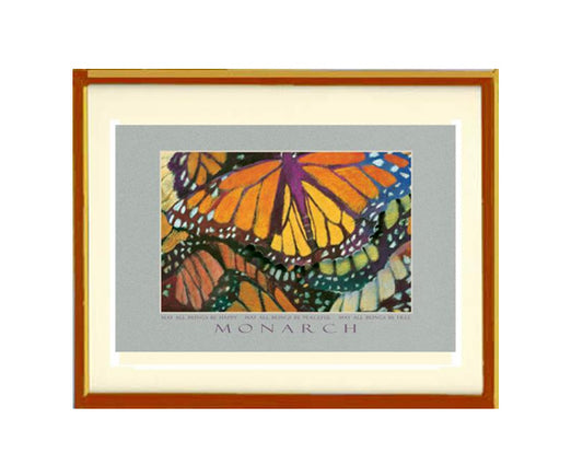 Framed Small Print - Monarch