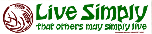 Sticker - Live Simply That Others May Simply Live